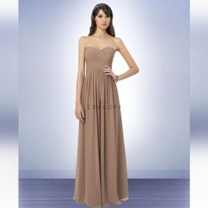 Bill Levkoff special occasion straps or strapless dress